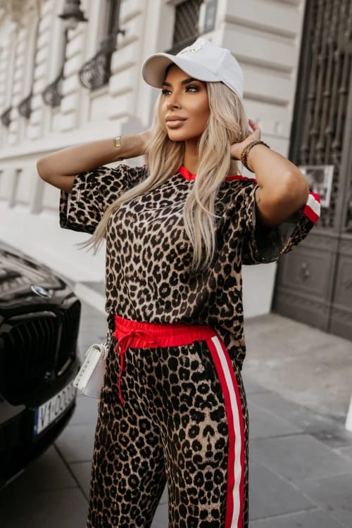 Trening Catifea Animal Print