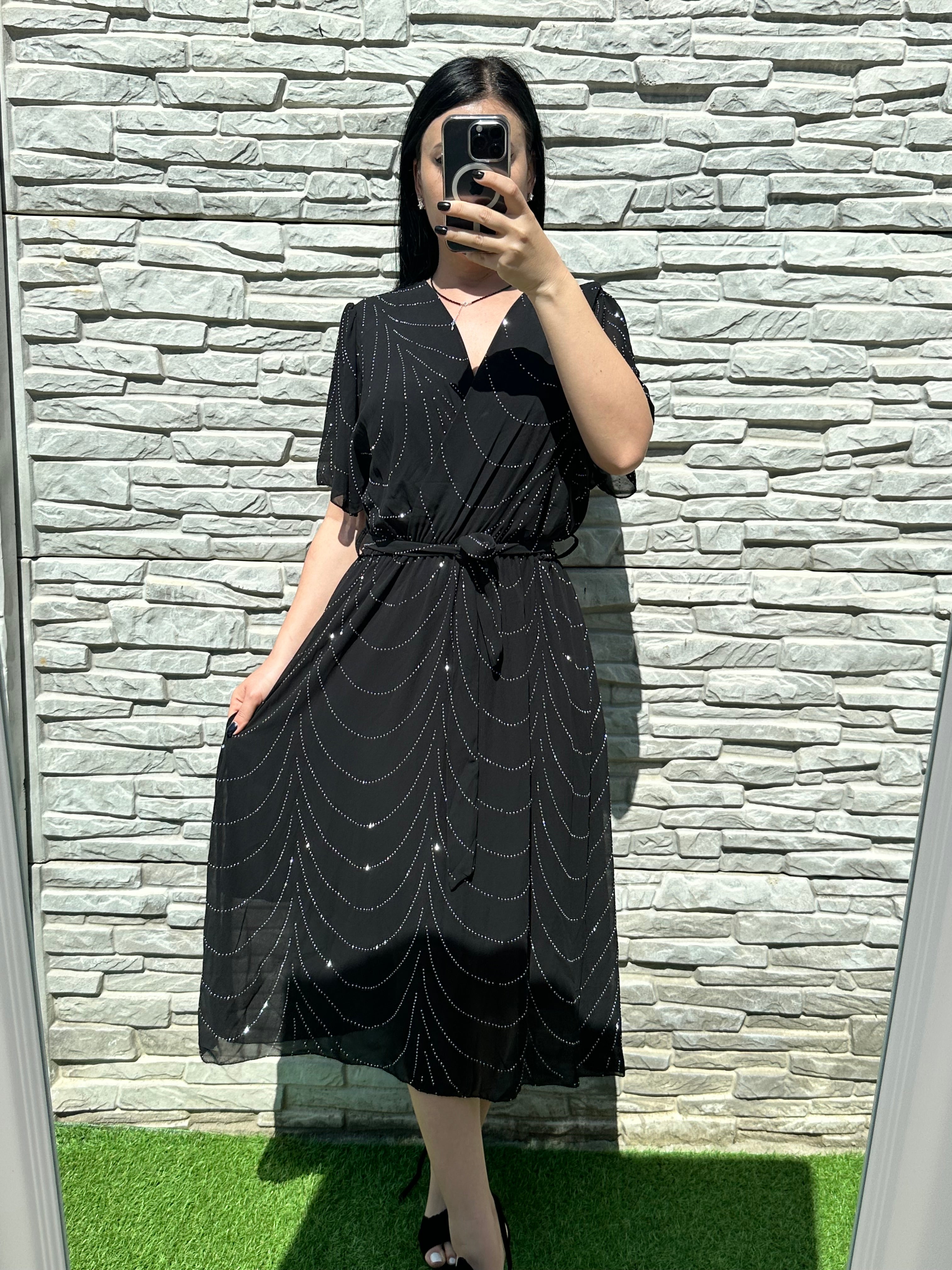 Rochie Voal Stras